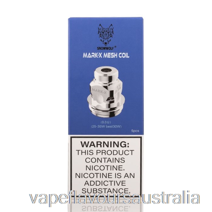 Vape Nicotine Australia Snowwolf Mark-X Replacement Coils 0.3ohm Coils